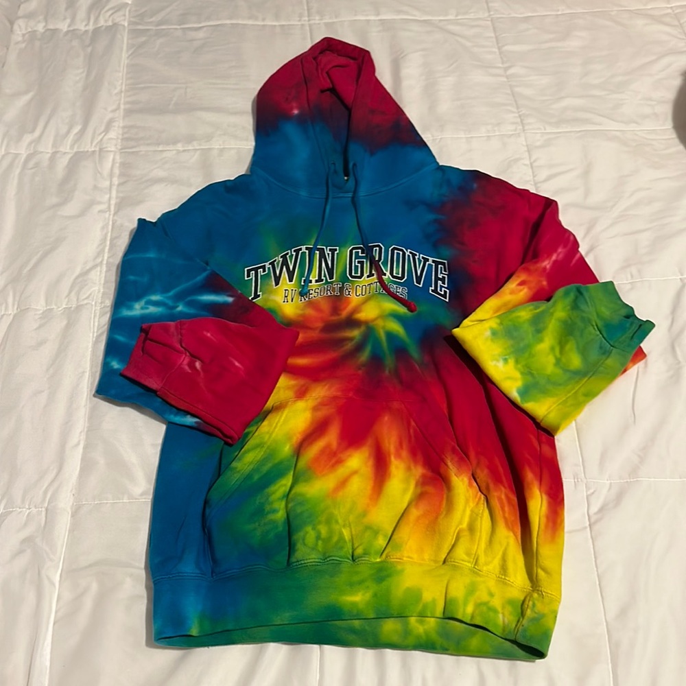 Rainbow twin grove oversized hoodie 🌈